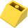 LEGO Gelb Steigung 2 x 2 (45°) Invertiert mit flachem Abstandshalter darunter (3660)