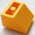 LEGO Jaune Pente 2 x 2 (45°) Inversé avec tube à fond rond solide
