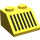 LEGO Gelb Steigung 2 x 2 (45°) mit Schwarz Gitter (60186 / 69607)