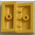 LEGO Geel Helling 2 x 2 Gebogen (15068)