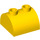 LEGO Gelb Steigung 2 x 2 Gebogen mit 2 Bolzen auf oben (30165)