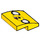 LEGO Gelb Steigung 2 x 2 Gebogen mit Adventure Time Gesicht (15068 / 27461)