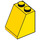 LEGO Amarillo Con pendiente 2 x 2 x 2 (65°) con tubo inferior (3678)