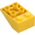 LEGO Amarillo Con pendiente 2 x 3 (25°) Invertido con conexiones entre espigas (2752 / 3747)