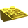 LEGO Geel Helling 2 x 3 (25°) Omgekeerd met verbindingen tussen noppen (2752 / 3747)