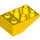 LEGO Geel Helling 2 x 3 (25°) Omgekeerd zonder verbindingen tussen noppen (3747)