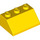 LEGO Giallo Pendenza 2 x 3 (45°) (3038)