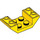 LEGO Gelb Steigung 2 x 4 (45°) Doppelt Invertiert mit Open Center (4871)