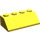 LEGO Geel Helling 2 x 4 (45°) met ruw oppervlak (3037)