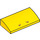 LEGO Yellow Slope 2 x 4 Curved with Big Koopa Troopa Nostrils without Bottom Tubes (6106 / 100439)