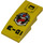 LEGO Yellow Slope 2 x 4 Curved with deep sea logo and &#039;E01&#039; Sticker (93606)