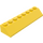 LEGO Yellow Slope 2 x 8 (45°) (4445)