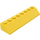LEGO Jaune Pente 2 x 8 (45°) (4445)