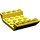 LEGO Gelb Steigung 4 x 6 (45°) Doppelt Invertiert mit Open Center mit 3 Löchern (30283 / 60219)