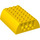 LEGO Geel Helling 6 x 8 x 2 Gebogen Dubbele (45411 / 56204)