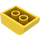 LEGO Jaune Pente Brique 2 x 3 avec Haut incurvé (6215)