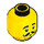 LEGO Yellow Snake Charmer Minifigure Head (Recessed Solid Stud) (3626 / 19110)