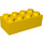 LEGO Jaune Soft Brique 2 x 4 (22145 / 50845)