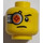 LEGO Gul Solomon Blaze Hode (Forsenket solid knott) (3626 / 13129)