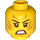 LEGO Yellow Sora Head with Golden Whiskers and Pink Eyes (Recessed Solid Stud) (3274 / 104190)