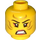 LEGO Yellow Sora Head with Golden Whiskers and Pink Eyes (Recessed Solid Stud) (3274 / 104190)