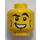 LEGO Yellow Spaceman Head (Safety Stud) (3626 / 88018)