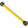 LEGO Amarillo Espiral Tubo con Flange con extremos negros redondeados (6211 / 64230)