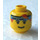 LEGO Yellow Spyrius with Blue Headband Head (Safety Stud) (3626)