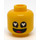 LEGO Yellow Stardust Benny Minifigure Head (Recessed Solid Stud) (3626 / 65675)