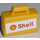 LEGO Yellow Suitcase (Small) with Shell Logo and Red &#039;Shell&#039; Sticker (4449)