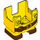 LEGO Gelb Super Mario Unterseite Hälfte mit Mario Overalls (68964 / 75355)