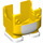 LEGO Gelb Super Mario Unterseite Hälfte mit Weiß Vorderseite und Feet (68958 / 75355)