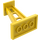 LEGO Gelb Support 2 x 4 x 5 Stanchion Inclined mit dicken Stützen (4476)