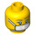 LEGO Yellow Surgeon Head with Mask (Recessed Solid Stud) (3626 / 99285)