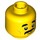 LEGO Yellow Sushi Chef Minifigure Head (Recessed Solid Stud) (3626 / 34614)