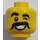 LEGO Yellow Taco Tuesday Guy Minifigure Head (Safety Stud) (3626 / 15917)