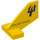 LEGO Yellow Tail 2 x 3 x 2 Fin with Trident (44661)
