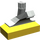 LEGO Jaune Robinet 1 x 2 avec light grise Spout (9044)