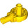 LEGO Yellow Technic Click Rotation Bushing with Two Pins (47455)