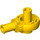 LEGO Yellow Technic Click Rotation Bushing with Two Pins (47455)