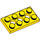 LEGO Geel Technic Plaat 2 x 4 met Gaten (3709)