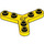 LEGO Giallo Technic Rotor 3 Lama con 6 Bottoncini (32125 / 51138)