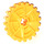 LEGO Yellow Technic Tread Sprocket Wheel 20 Tooth Thin (32089)