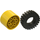LEGO Yellow Technic Tyre Ø62.4 X 20 with Technic Hub Ø30.4 X 20