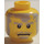 LEGO Amarillo The Guardian Cabeza (Espiga de seguridad) (3626)