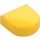 LEGO Yellow Tile 1 x 1 Half Oval (24246 / 35399)