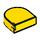 LEGO Yellow Tile 1 x 1 Half Oval (24246 / 35399)