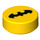 LEGO Yellow Tile 1 x 1 Round with Batman Logo (29777 / 29888)