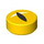 LEGO Yellow Tile 1 x 1 Round with Black Narrow Eye Pupil (35380 / 102975)