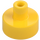 LEGO Yellow Tile 1 x 1 Round with Hollow Bar (20482 / 31561)